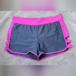 Free Country Women’s Swim Shorts – Size M (8/10) – Pink & Gray